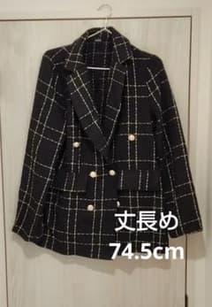 ジャケット L (JP XXL)　ブラック　チェックのサムネイル