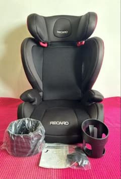 RECARO ジュニアシート J3 ブラック レッド ドリンクホルダー付レカロ