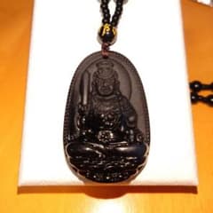 黒曜石 不動明王 ペンダントのサムネイル