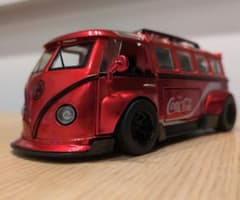 ラスト一個コカコーラ☆VW TYPEⅡ ワーゲンバス ローダウン ストリート