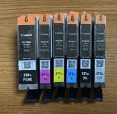 Canon 純正インク BCI-350XL 351XL 6色セットのサムネイル