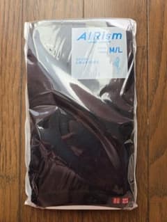 【新品・未開封】ユニクロ エアリズム レギンス 10分丈 ブラック M/Lサイズのサムネイル