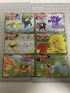 ポケモン トレーディングカード　ブイズセット　トップサン　アニメ版　ブラッキー ポケモン トレーディングカード ブイズセット トップサン アニメ版