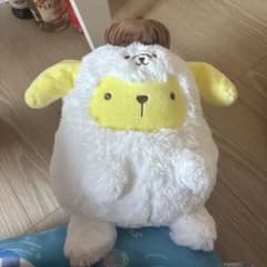 ポムポムプリン　わんわんパラダイスBIGぬいぐるみ　タグ付きのサムネイル