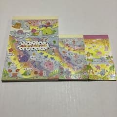 【平成レトロ】San-X Happy Marine メモ帳 3冊セットのサムネイル