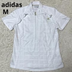 Adidas women's golf wear zip-up polo shirt