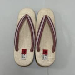 中古　夏向け　カレンブロッソ　ピンク系鼻緒　Lサイズのサムネイル
