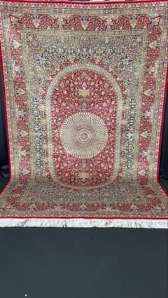 最高級 ペルシャ絨毯シルク イラン クム産 約225万ノット150×225cm
