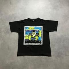 90s ビンテージ アート サイケ シングルステッチ Tシャツ tee 古着