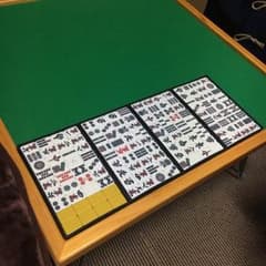 麻雀卓 麻雀牌セット一式 折り畳み可能持ち運び可のサムネイル