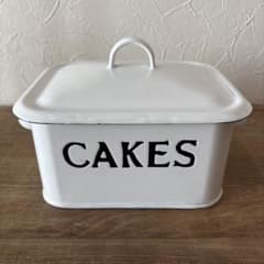 ザオールドファームハウス アメリカンカントリー ホーローCAKE缶