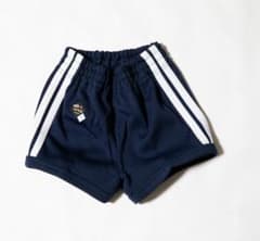体操服★nittai ニッタイ ジャージ短パン 紺×白2本線 120 未使用品のサムネイル