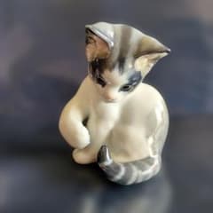 Rosenthal 子猫 フィギュリン 陶器 置物 - メルカリ