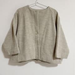 コスモス様専用 evam eva プレスウール ノーカラーコート ヨーガン