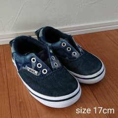 【VANS】 スリッポン カモフラ 17cmのサムネイル