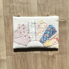 ハンドメイド パッチワークキルト フィードサック ビンテージ生地