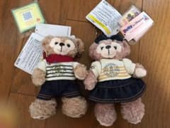 新品ダッフィー シェリーメイ ぬいぐるみバッジのサムネイル