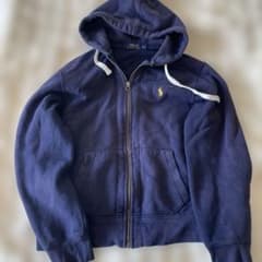 POLO RALPH LAUREN ジップアップパーカー ネイビーのサムネイル