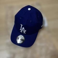 LAロゴ ブルー ベースボールキャップ