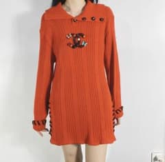 【値下げ】上品 Chanelウールニットワンピース 中古のサムネイル