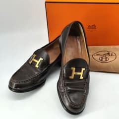 24704✨エルメス コンスタンス ローファー Hロゴ ゴールド金具 箱、袋付き 24704✨エルメス コンスタンス ローファー Hロゴ ゴールド金具 箱、袋