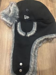 NEWERA フライトキャップ トラッパー ニューエラXL ブラックのサムネイル