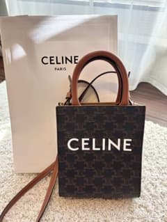 【極美品】CELINE ミニ バーティカル カバ トリオンフ キャンバスのサムネイル