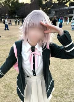 ダンガンロンパ 七海千秋 コスプレフルセット Amazon.co.jp: [milky time] ウィッグ付き 七海千秋 コスプレ