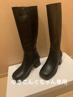 スクエアトゥロングブーツのサムネイル