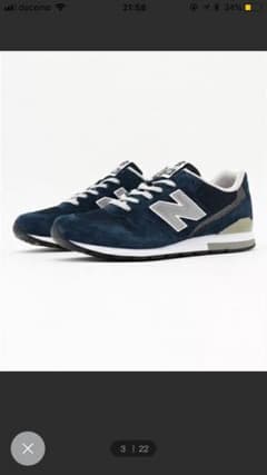 New Balance 996 ネイビー 24.5cmのサムネイル