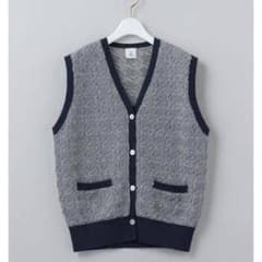 6(ROKU)CHIDORI KNIT VEST ベストのサムネイル