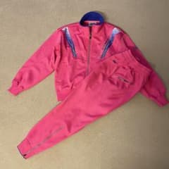  ジャージ 上下美品ヴィンテージ90s ASR-952P 美品 ASICS Y2K 日本製 ヴィンテージジャージ上下 ピンク S - メルカリ
