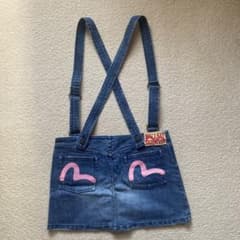 EVISU デニム サスペンダー付き スカートのサムネイル