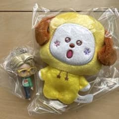 BT21 Plush Toy & TinyTAN Figure Keychain 2-Piece Set