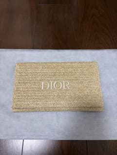 Dior ベージュ 編み込み クラッチバッグのサムネイル