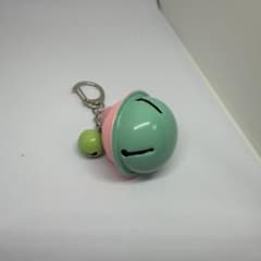 星型抜き 鈴 キーホルダー パステルカラーのサムネイル