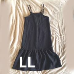 しまむら yumi ワンピース 黒 LLのサムネイル