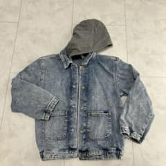 H&M キッズ デニムジャケット フード付き 140cmのサムネイル