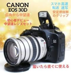 CANON　EOS　30D 広角から中望遠　初心者　一眼レフ　キャノン　おすすめ CANON EOS 30D 広角から中望遠 初心者 一眼レフ キャノン おすすめ