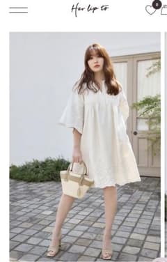 Embroidery Poplin Mini Dressのサムネイル