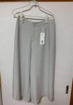 コムサイズム　ワイドパンツ　グレー　L 新品未使用のサムネイル