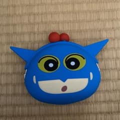 シリコン製 青いキャラクターポーチのサムネイル