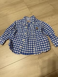 MIKI HOUSE チェック柄 長袖シャツのサムネイル