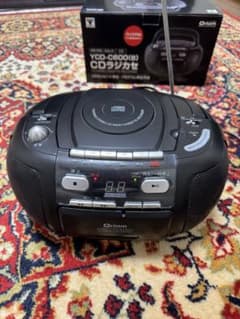 CDラジオカセットレコーダー 山善 YCD-C600 2019年製 動作良好のサムネイル