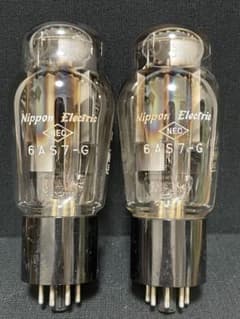 NipponElectric 真空管 6AS7-G 2本セット NEC - メルカリ