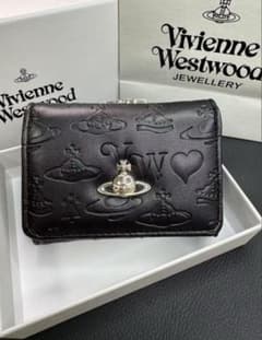 Vivienne Westwood ブラック三つ折り財布のサムネイル