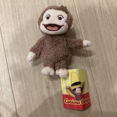 おさるのジョージ 赤いほっぺ マスコット くたっと