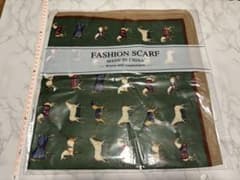 新品 FASHION SCARF 馬柄 グリーン スカーフ バンダナのサムネイル
