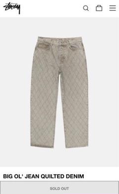 Stussy BIG OL' JEAN DENIM 30キルティング m66498509411_1.jpg?1696744889