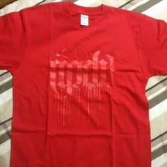 ripdw メルトロゴ Tシャツ 赤×赤のサムネイル